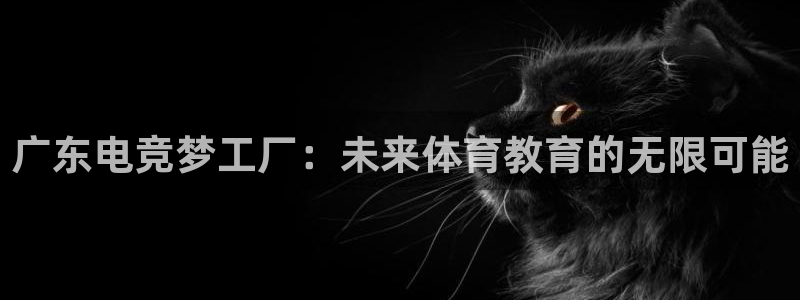 安博电竞网站下载：广东电竞梦工厂：未来体育教育的无限可能